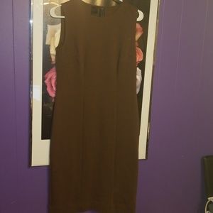 Lukastyle Brown Sheath Dress Sz S